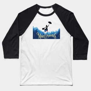 Mary Poppins Baseball T-Shirt